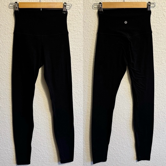 Lululemon Align High Rise Pant Full Length 28" Leggings Black Women’s 2 - Picture 3 of 9
